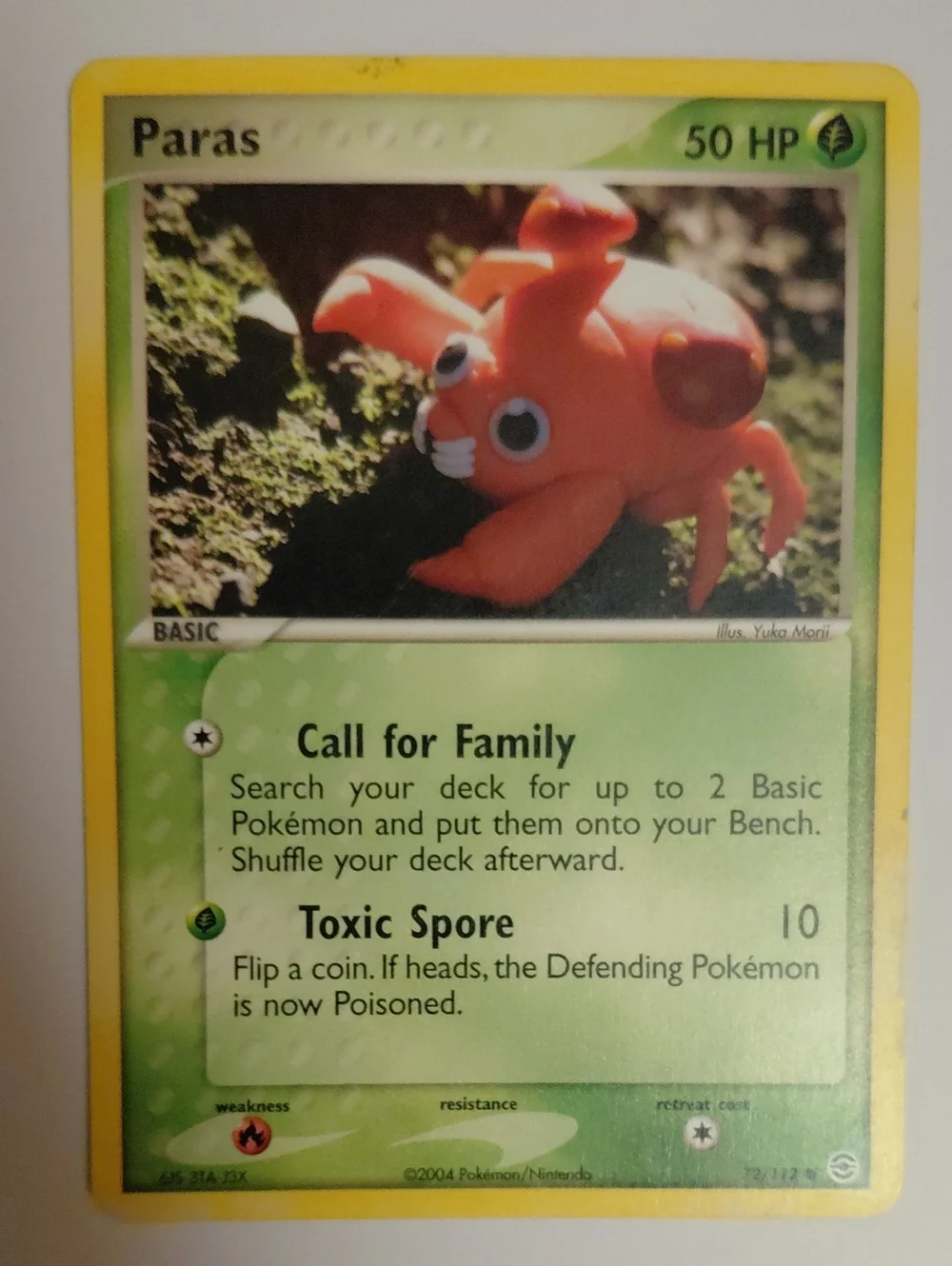 Yuka Morii - Vintage Clay Model Art Pokemon Cards - Oddish And Paras